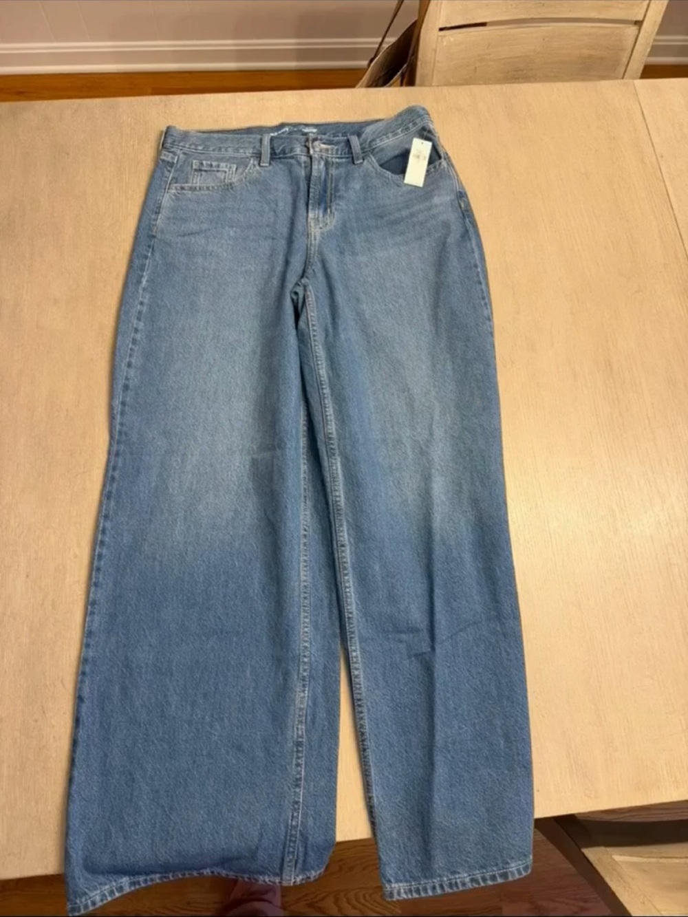 Old Navy Light Blue Wide-Leg Jeans - Women's